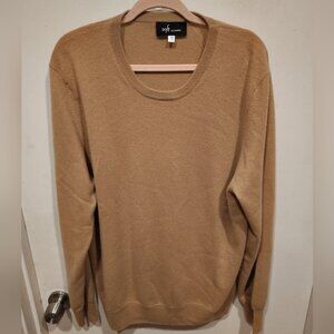 Soft By Naadam Women's Tan 100% Cashmere Long Sleeve Pullover Sweater Sz XXL